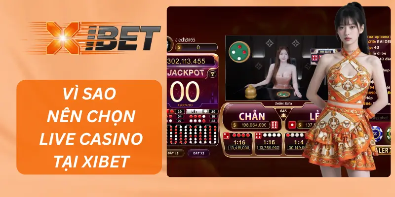 Vì sao nên chọn Live Casino tại XIBET